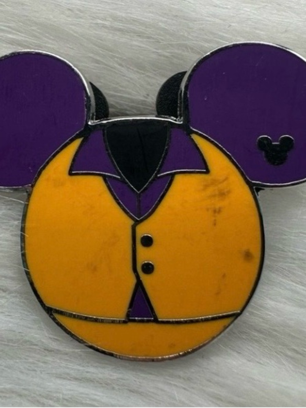 Disney Purple and Yellow Mickey Ears pin